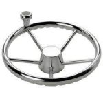 SCHMITT MARINE STEERING 13.5 Destroyer Wheel with Control Knob | West  Marine