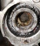 hole after the sensor has been removed.jpg hole after the sensor has been removed.jpg