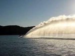 Jet Boat Rooster Tail at Havasu Sandbar - YouTube